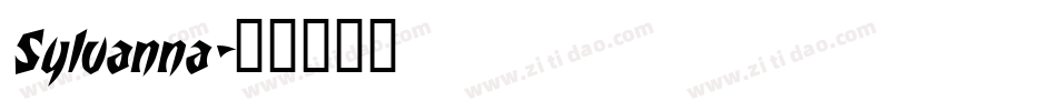 Sylvanna字体转换