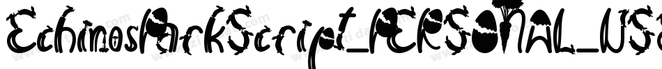 EchinosParkScript_PERSONAL_USE_ONLY字体转换