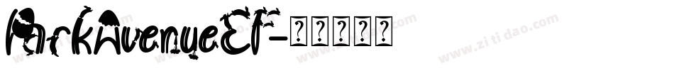 ParkAvenueEF字体转换