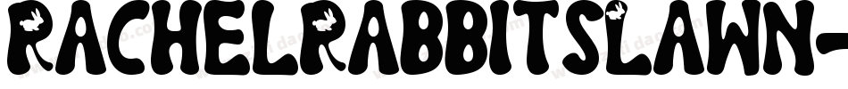 RachelRabbitsLawn-Prad字体转换