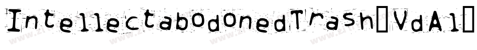 IntellectabodonedTrash-VdAl字体转换