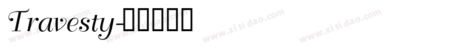 Travesty字体转换