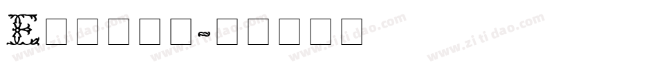 Ellisa字体转换