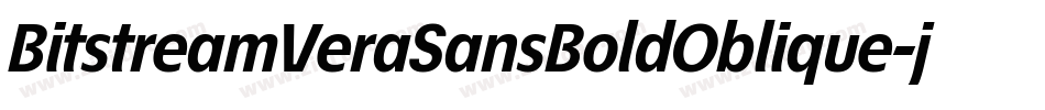 BitstreamVeraSansBoldOblique-j76l字体转换