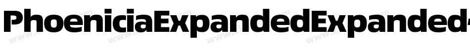 PhoeniciaExpandedExpanded-3p93字体转换
