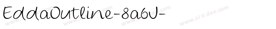 EddaOutline-8a6J字体转换