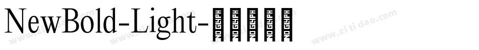 NewBold-Light字体转换