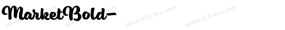 MarketBold字体转换