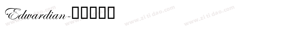 Edwardian字体转换