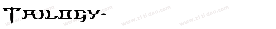 Trilogy字体转换