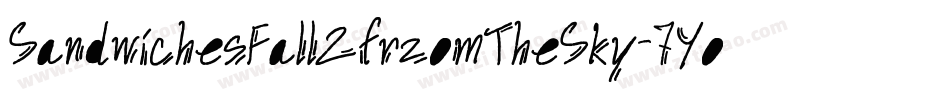 SandwichesFallZfrzomTheSky-7Yo4字体转换