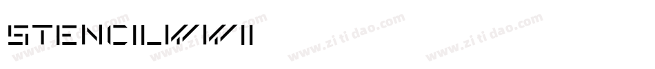 StencilWWII字体转换