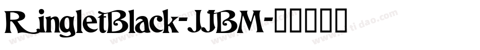 RingletBlack-JJBM字体转换