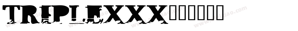 TripleXXX字体转换