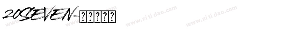 20SEVEN字体转换