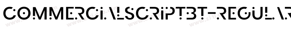 CommercialScriptBT-Regular字体转换