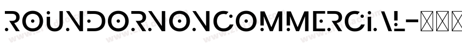 RoundorNonCommercial字体转换