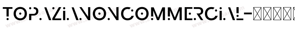 TopaziaNonCommercial字体转换