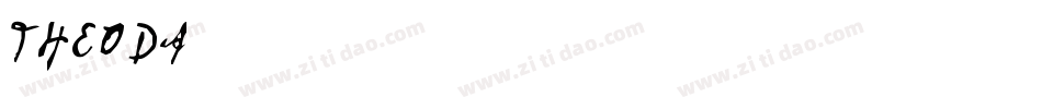 THEODA字体转换