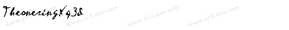 Theonering-Xq3d字体转换