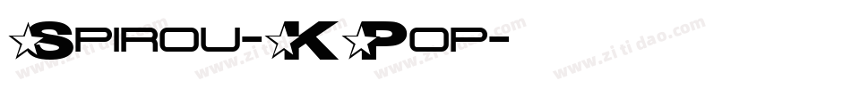 Spirou-KPop字体转换