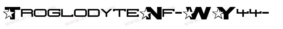 TroglodyteNf-WY44字体转换
