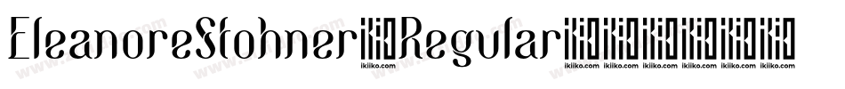 EleanoreStohner-Regular字体转换