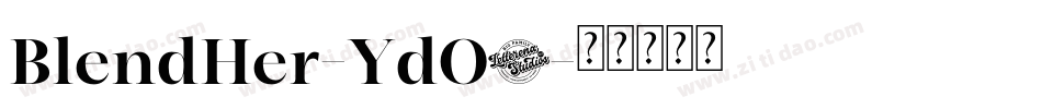 BlendHer-YdO4字体转换