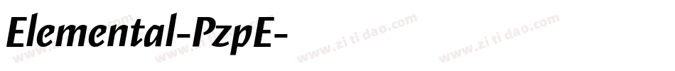 Elemental-PzpE字体转换