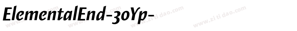 ElementalEnd-3oYp字体转换
