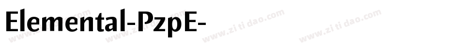 Elemental-PzpE字体转换