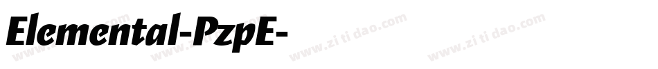 Elemental-PzpE字体转换