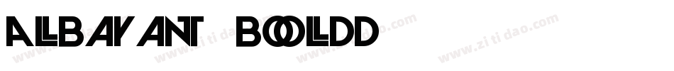 AlBayan-Bold字体转换
