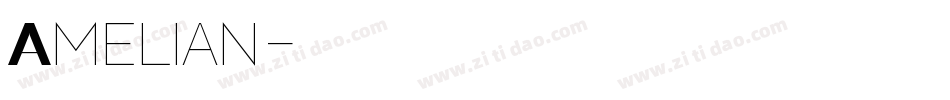 Amelian字体转换
