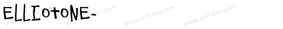 ElliotOne字体转换