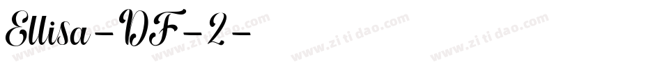 Ellisa-DF-2字体转换