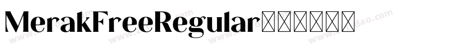 MerakFreeRegular字体转换
