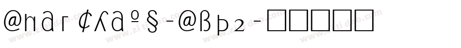 Anarchaos-ABp2字体转换