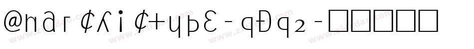 Anarchictype-qDq2字体转换