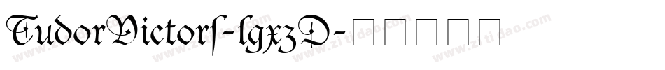 TudorVictors-lgxzD字体转换