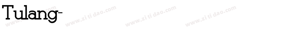 Tulang字体转换