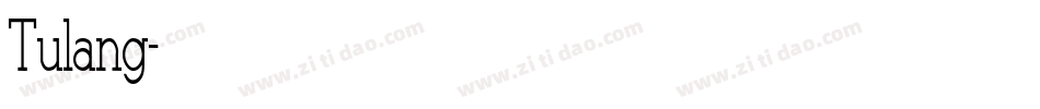 Tulang字体转换