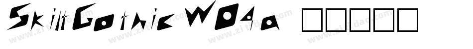 SkiltGothicW04a字体转换