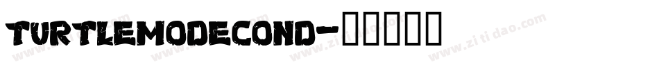 turtlemodecond字体转换