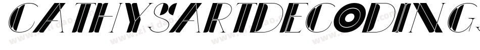 CathysArtDecoDingsLt-5yMx字体转换
