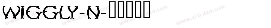 WIGGLY-n字体转换
