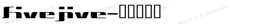 Fivejive字体转换
