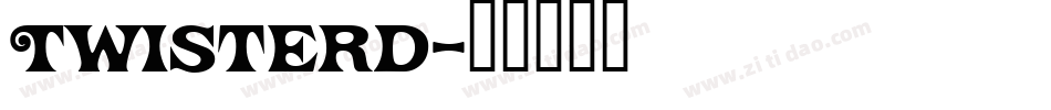 Twisterd字体转换