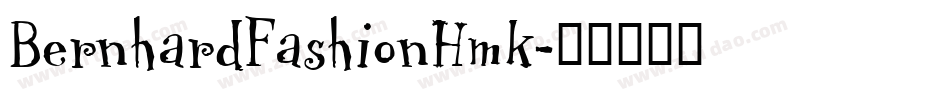 BernhardFashionHmk字体转换