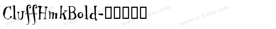 CluffHmkBold字体转换